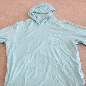 Vineyard Vines Hoodie Tee - Men's Caribbean Blue L